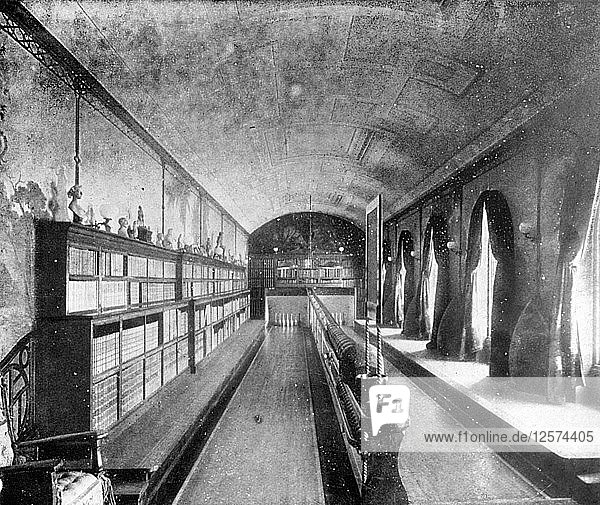 Die Kegelbahn  Sandringham House  Norfolk  1910. Künstler: Unbekannt