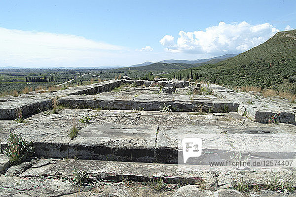 Der Tempel der Artemis Laphria in Kalydon  Griechenland. Künstler: Samuel Magal