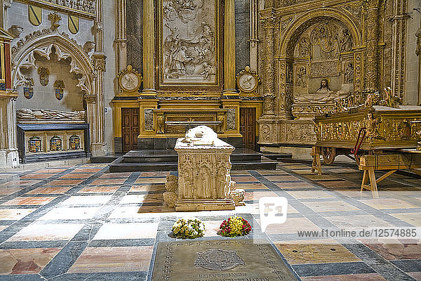 Grabmal von Kardinal Alvarez de Albornoz  Kathedrale von Toledo  Spanien  2007. Künstler: Samuel Magal