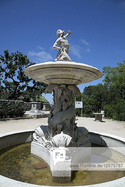 A fountain in Monserrate Park Sintra Portugal 2009. Artist: Samuel Magal