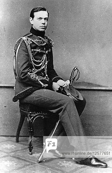 Grand Duke Alexander Alexandrovich of Russia  c1860-c1862. Artist: Unknown