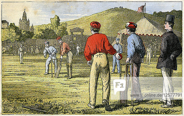 Cricket  19th century(?). Artist: Unknown