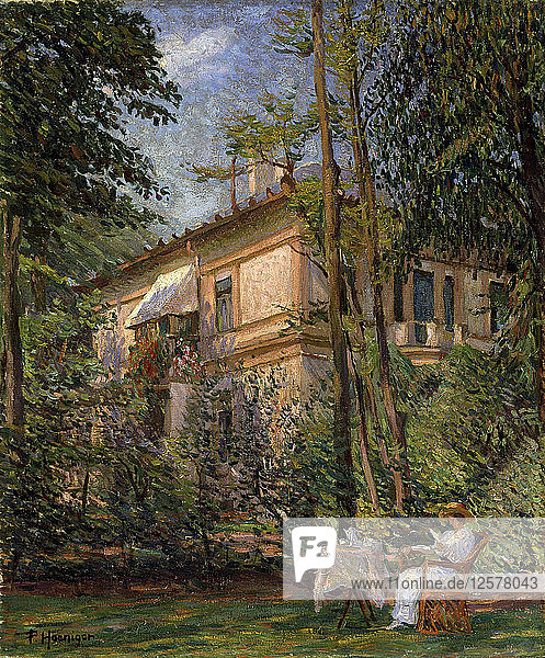 Goldschmits Villa  Ende 19. oder Anfang 20. Jahrhundert. Künstler: Paul Hoeniger