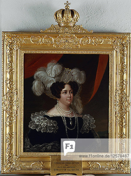 Königin Desideria von Schweden  19. Jahrhundert. Künstler: Unbekannt