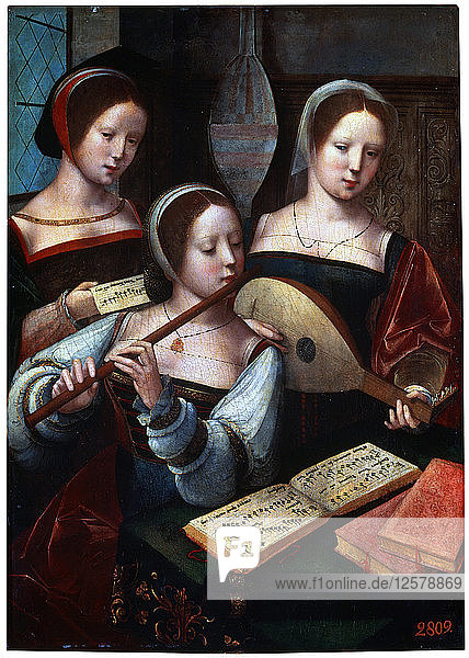 Musicians 1530s-1540s. Artist: Unknown Old Master