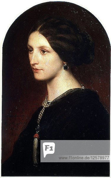 Porträt der Gräfin Sophie Schuwaloff  1853. Künstler: Paul Delaroche