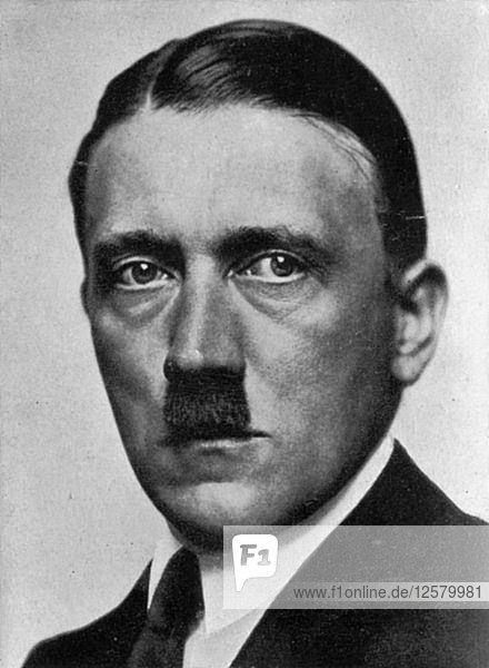 Adolf Hitler  Austrian born dictator of Nazi Germany  1924. Artist: Unknown