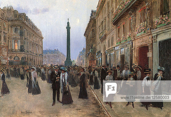 Rue de la Paix  Paris  1907. Künstler: Jean Beraud