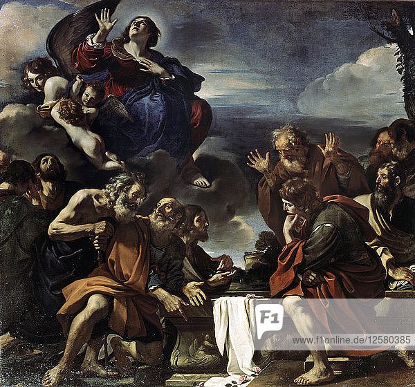 Die Himmelfahrt der Heiligen Jungfrau Maria  1623. Künstler: Guercino