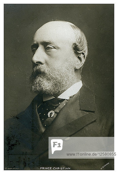 Prinz Christian von Schleswig-Holstein  ca. 1890-c1909(?). Künstler: PM Bassano