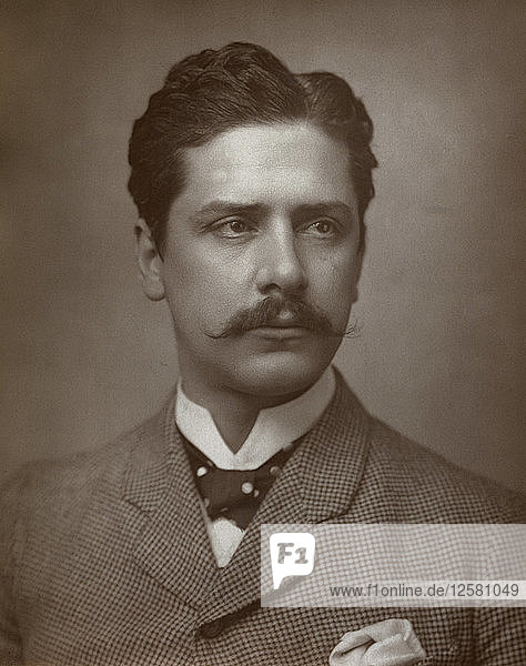 William Terriss  britischer Schauspieler  1883. Künstler: Unbekannt