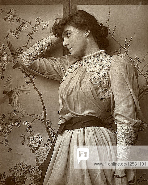 Cora Urquhart Brown-Potter  American actress  1887. Artist: Ernest Barraud