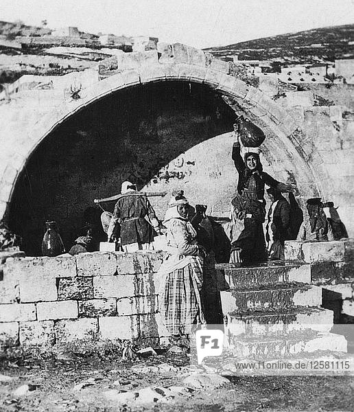 Brunnen der Jungfrau Maria  Nazareth  Palästina  ca. 1927 bis 1931. Künstler: Cavanders GmbH