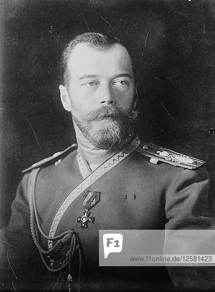 Tsar Nicholas II of Russia  1909. Artist: Anon