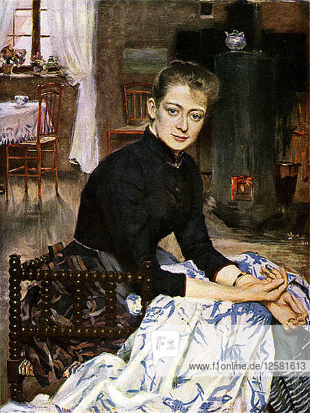 Konstnarens Wife 1886 (1945). Artist: Sven Richard Bergh