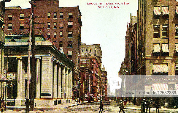 Locust Street  St. Louis  Missouri  USA  1911. Künstler: Unbekannt