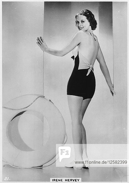 Irene Hervey  amerikanische Filmschauspielerin  um 1938. Künstlerin: Unbekannt