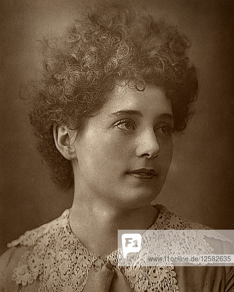 Blanche Horlock  britische Schauspielerin  1887. Künstler: Ernest Barraud