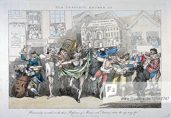 Die Aussicht vor uns  1791. Künstler: Thomas Rowlandson