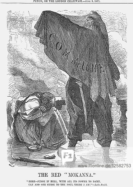 Die rote Mokanna  1871. Künstler: Joseph Swain