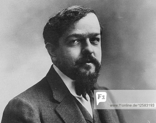 Claude Debussy  französischer Komponist  1909. Künstler: Nadar