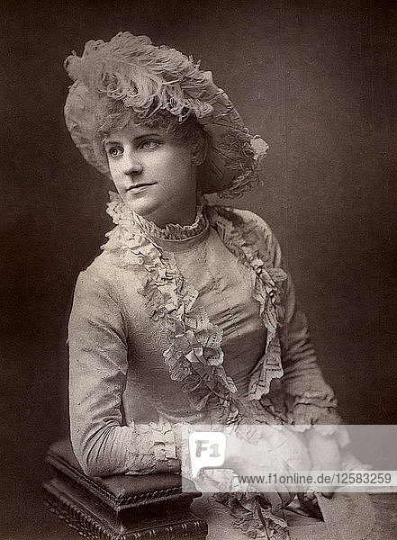 Violet Cameron  britische Schauspielerin  1882. Künstlerin: London Stereoscopic & Photographic Co