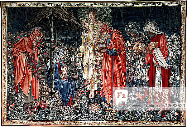 The Adoration of the Magi  tapestry  1890. Artist: Morris & Co