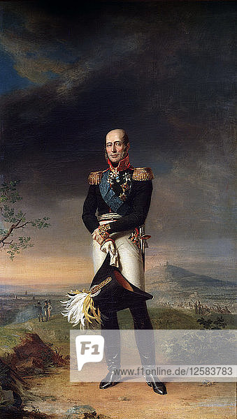 Porträt des Feldmarschalls Graf Mikhail Barklay-de-Tolli  1829. Künstler: George Dawe