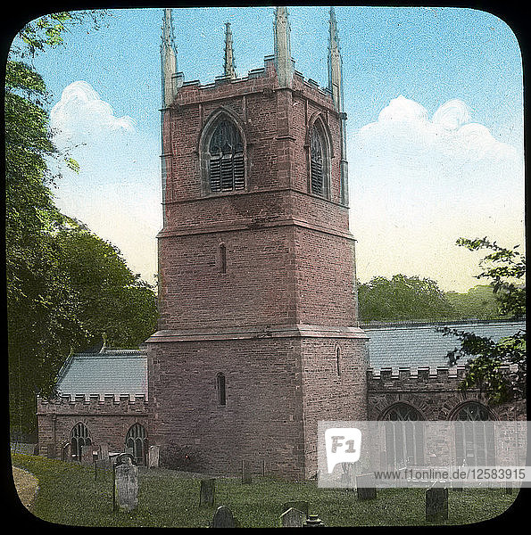 Kirche von Bodmin  Cornwall  Ende des 19. oder Anfang des 20. Jahrhunderts. Künstler: Laternenabteilung der Kirchenarmee