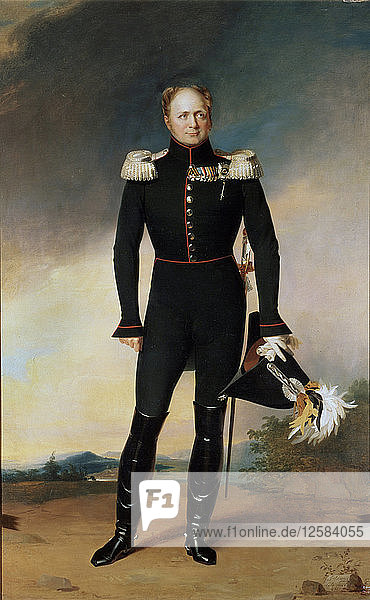 Porträt von Kaiser Alexander I.  1825. Künstler: George Dawe