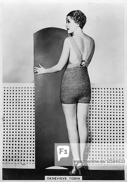 Genevieve Tobin  amerikanische Filmschauspielerin  1938. Künstlerin: Unbekannt