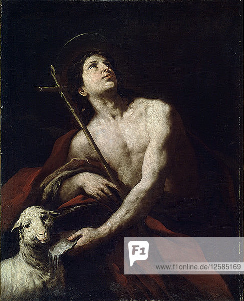 Der heilige Johannes der Täufer  17. Jahrhundert. Künstler: Orazio Ferraro