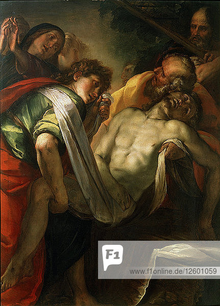 Die Grablegung Christi  1620er Jahre. Künstler: Giulio Cesare Procaccini