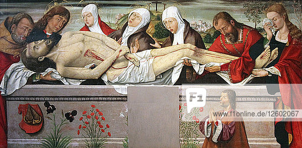 Die Grablegung Christi  um 1490-c1500. Künstler: Unbekannt