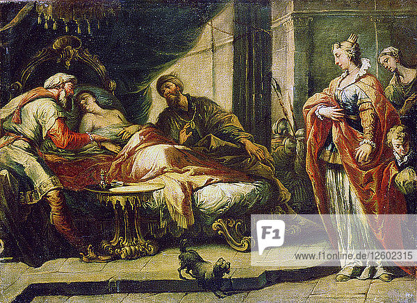 Antiochus und Stratonike  18. Jahrhundert. Künstler: Gaspare Diziani