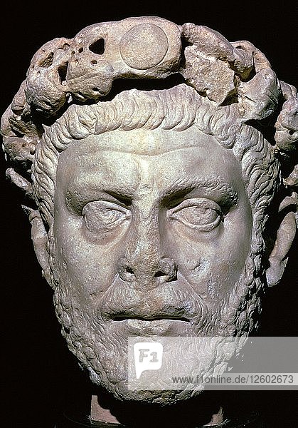 Kopf des römischen Kaisers Diokletian  3. Jahrhundert. Künstler: Unbekannt