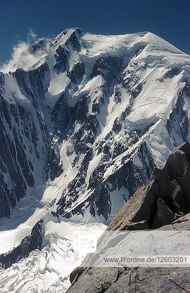 Italienisches Gesicht des Mont Blanc. Künstler: Unbekannt