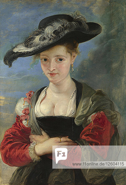 Porträt von Susanna Lunden (Le Chapeau de Paille)  1622-1625. Künstler: Rubens  Pieter Paul (1577-1640)