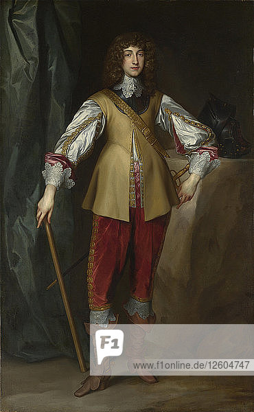 Porträt von Prinz Rupert vom Rhein (1619-1682)  Herzog von Cumberland  um 1637. Künstler: Dyck  Anthony van  (Atelier von)