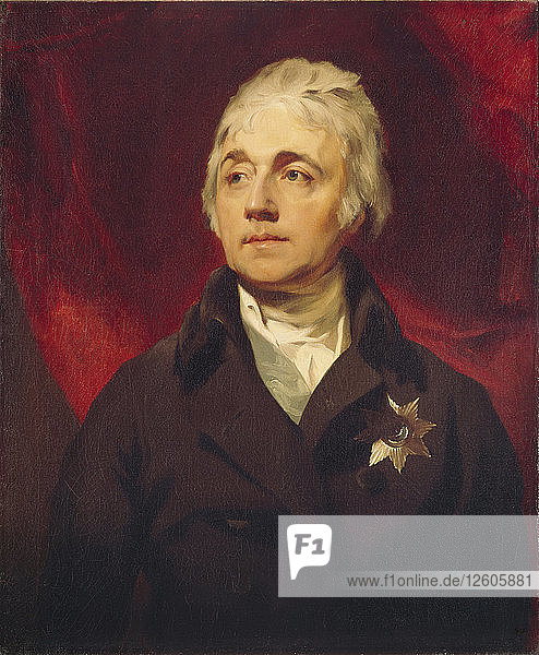 Portrait of Count Semyon Romanovich Vorontsov (1744-1832). Artist: Lawrence  Sir Thomas (1769-1830)