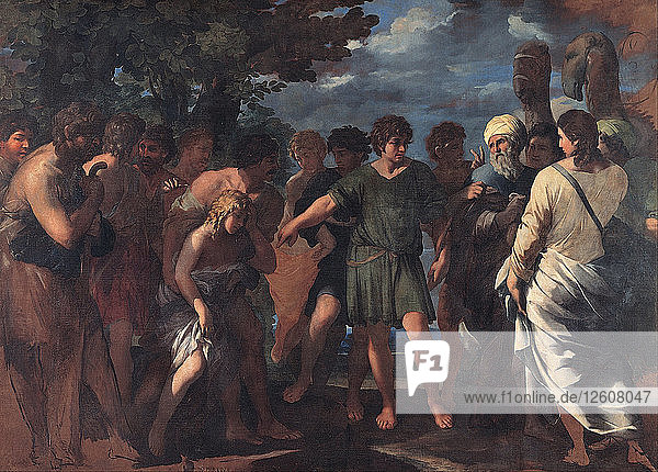 Joseph wird von seinen Brüdern verkauft  1636-1641. Künstler: Bottala  Giovanni Maria (1613-1644)