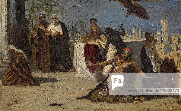 Ägyptische Szene. Künstler: Asknazy  Isaac Lvovich (1856-1902)