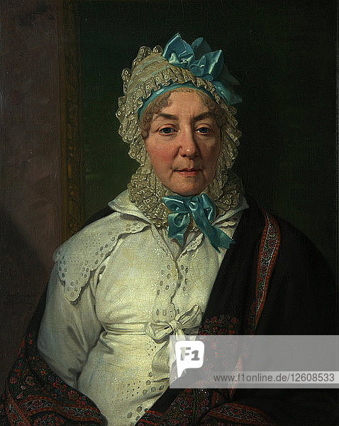 Porträt von Jekaterina Alexandrowna Arkharowa  1820. Künstler: Borowikowski  Wladimir Lukitsch (1757-1825)