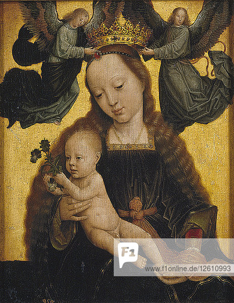 The Virgin and Child with Angels c. 1520. Artist: David Gerard (ca. 1460-1523)