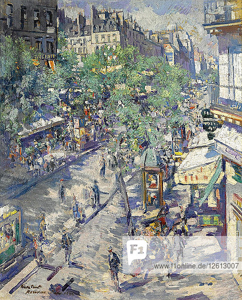 Der Boulevard de Sébastopol in Paris  1923. Künstler: Korowin  Konstantin Alexejewitsch (1861-1939)