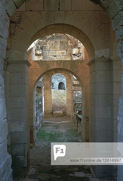 Gewölbe eines römischen Kolosseums  3. Jahrhundert. Künstler: Unbekannt