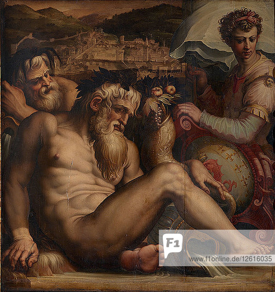 Allegorie von Pescia  1563-1565. Künstler: Vasari  Giorgio (1511-1574)