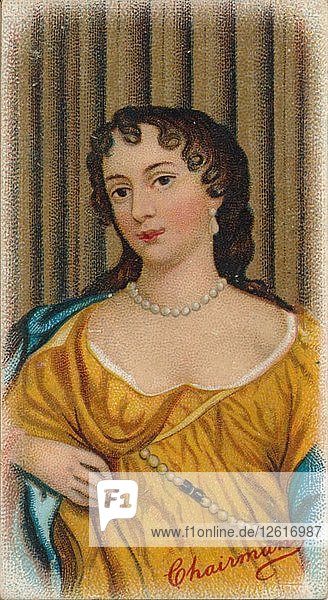 Barbara Palmer (geb. Villiers)  1. Herzogin von Cleveland  Gräfin von Castlemaine (1640?1709)  1912. Künstler: Unbekannt