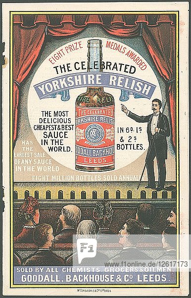 Goodall  Backhouse & Co Yorkshire Relish  1890er Jahre. Künstler: Unbekannt