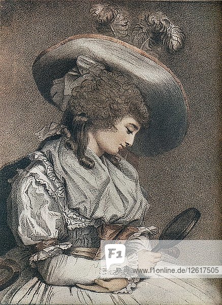 Narcissa  1787 (1907). Künstler: John Raphael Smith